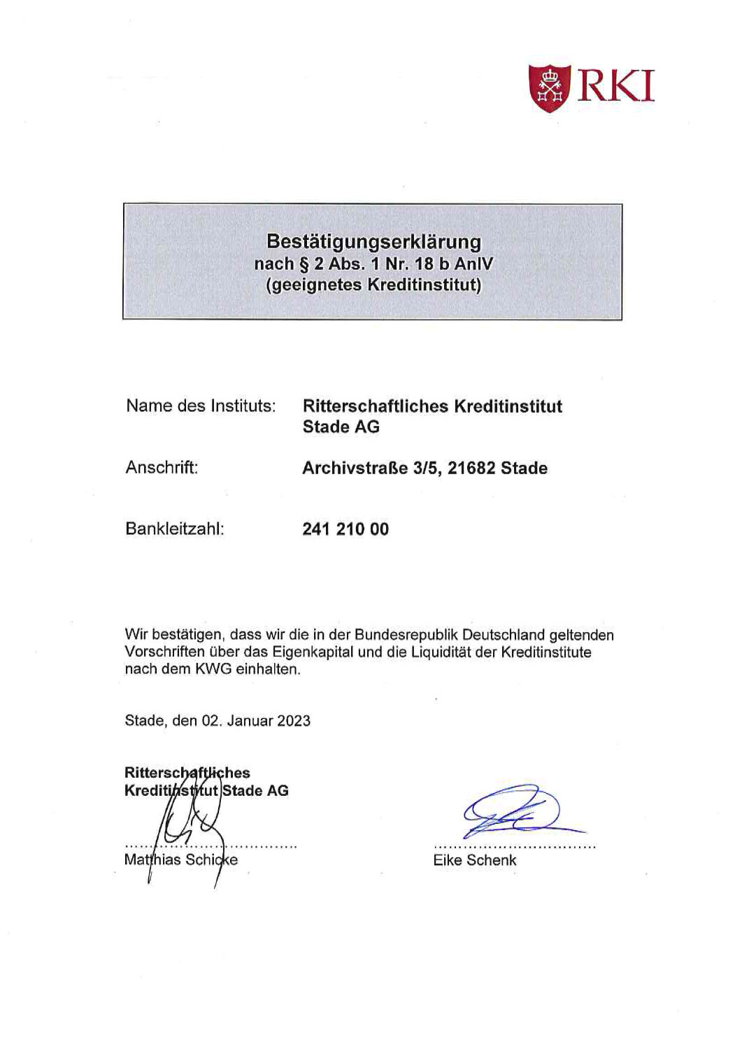 rki bestaetigungserklaerung 2023